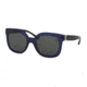 Tory Burch TY7104 Sunglasses 156587-54 - Navy Translucent Frame, Grey Solid Lenses