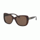 Tory Burch TY7114 Sunglasses 137873-53 - Dark Tortoise Frame, Brown Solid Lenses