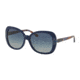Tory Burch TY7133U Sunglasses 17104L-57 - Navy Frame, Blue/grey Gradient Lenses