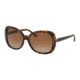 Tory Burch TY7133U Sunglasses 172813-57 - Dark Havana Frame, Dark Brown Gradient Lenses