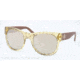Tory Burch TY9026 Sunglasses 12165A-55 - Wheat Frame, Gold Mirror Lenses
