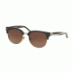 Tory Burch TY9047 Progressive Prescription Sunglasses TY9047-1606T5-52 - Lens Diameter 52 mm, Frame Color Black/olive Horn