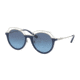 Tory Burch TY9052 Sunglasses 17108F-51 - Navy-Silver Frame, Grey Blue Gradient Lenses