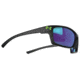 Under Armour Keepz Single Vision Prescription Sunglasses, Black w/Black Rubber Frame-U8630062-010168SV