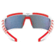 Under Armour Phenom, Satin White Frame w/Red Rubber, Gray w/Blue ML, U8600054-116161