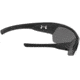 Under Armour Big Shot Sunglasses, Shiny Black/Black Frame, Gray Lens U8600085-000100