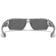 Under Armour Big Shot Sunglasses, Crystal/Frosted Frame,Gray/Blue Multiflect Lens U8600085-141561