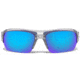 Under Armour Big Shot Sunglasses, Crystal/Frosted Frame,Gray/Blue Multiflect Lens U8600085-141561