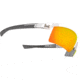 Under Armour Core 2.0 Sunglasses, White/Gray Frame, orange Multiflection Lens U8600082-100941
