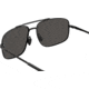 Under Armour Impulse Sunglasses with Matte Black Frame and Grey Polarized Lens, Medium, UA0015GS 003-M9