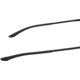 Under Armour Impulse Sunglasses with Matte Black Frame and Grey Polarized Lens, Medium, UA0015GS 003-M9