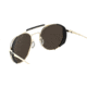 Under Armour Pursuit Sunglasses with Shiny Light Gold-Black Temple Tips Frame and Brown Road Tuned Lens, Medium, UA0008GS 3YG-70