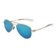 Under Armour UA Getaway M Sunglasses, Blue Lens, Gloss Rose Gold, One Size Fits Most, UA8600118-941461