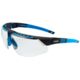 UVEX Avatar Safety Eyewear, Blue Frame, Clear Hydroshield Anti-fog Lens S3853