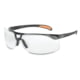 UVEX Protg Safety Glasses, Black/Clear, S4200HS