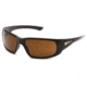 Venture Gear Montello Shooting Glasses, Bronze Anti-Fog Lens, Black Frame VGSB618T