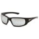 Venture Gear Montello Shooting Glasses, Silver Mirror Anti-Fog Lens, Black Frame VGSB670T
