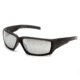 Venture Gear Overwatch Shooting Glasses, Silver Mirror Anti-Fog Lens, Black Frame VGSB770T