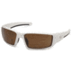 Venture Gear Pagosa Shooting Glasses, Bronze Anti-Fog Lens, White Frame VGSW518T