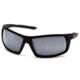 Venture Gear Stonewall Shooting Glasses, Silver Mirror Anti-Fog Lens, Black Frame VGSB470T
