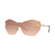 Versace GLAM MEDUSA SHIELD VE2182 Sunglasses 12526F-43 - , Gradient Pink Mirror Pink Lenses