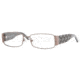 Versace VE1153B Progressive Eyeglasses - Dark Brown Demo Lens Frame / 51 mm Prescription Lenses, 1234-5116