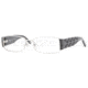Versace VE1153B Progressive Eyeglasses - Silver Frame / 51 mm Prescription Lenses, 1000-5116