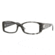 Versace VE3139B Progressive Eyeglasses - Black Spotted Crystal Demo Lens Frame / 51 mm Prescription Lenses, 883-5116