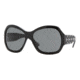 Versace VE 4154B Sunglasses Styles - Shiny Black Gray Frame, GB1-87-6015