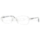 Versace VE1192 Single Vision Prescription Eyeglasses 1000-5216 - Silver Frame