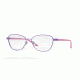 Versace VE1221 Single Vision Prescription Eyeglasses 1347-52 - Violet Frame