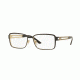 Versace VE1236 Eyeglass Frames 1371-55 - Black/pale Gold Frame