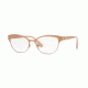 Versace VE1240 Eyeglass Frames 1396-53 - Copper Pink Frame