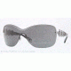 Versace VE2146B Sunglasses 100187-36 - Gunmetal Frame, Gray Lenses