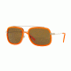 Versace VE2173 Sunglasses 138973-60 - Pale Gold/fluo Orange Frame, Brown Lenses