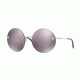 Versace VE2176 Sunglasses 10005R-59 - Silver Frame, Dark Grey Mirror Pink Lenses