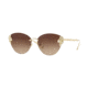 Versace VE2196B Sunglasses 125213-58 - Pale Gold Frame, Brown Gradient Lenses