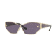 Versace VE2205 Sunglasses 12521A-67 - Pale Gold Frame, Violet Lenses
