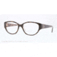 Versace VE3183 Single Vision Prescription Eyeglasses 5083-52 - Havana/baroque Frame
