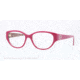 Versace VE3183 Single Vision Prescription Eyeglasses 5086-52 - Fuxia/baroque Frame