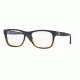 Versace VE3199 Bifocal Prescription Eyeglasses 5118-53 - Dark Blue/Havana Frame