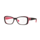 Versace VE3228A Eyeglass Frames 5190-54 - Black/pink/transp Pink Frame