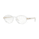 Versace VE3259 Progressive Prescription Eyeglasses, 50mm, Crystal, VE3259-148-50-PRO