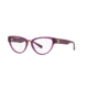 Versace VE3267 Progressive Prescription Eyeglasses, 51mm, Transparent Violet, VE3267-5291-51-PRO