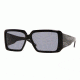 Versace VE4142B Progressive Sunglasses Shiny Black Frame w/ 57 mm Diameter Lenses, GB1-87-5712