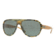 Versace VE4231 Sunglasses 811/71-6215 - Military Green Frame, Green Lenses