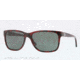 Versace VE4249 Sunglasses 989/71-58 - Red Havana Frame, Green Lenses
