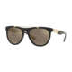 Versace VE4347 Single Vision Prescription Sunglasses, 56mm, Black, VE4347-GB1-5A-56-SV