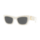 Versace VE4358 Sunglasses 401/87-52 - White Frame, Grey Lenses