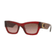 Versace VE4358 Sunglasses 529714-52 - Transparent / Red Frame, Violet Gradient Brown Lenses